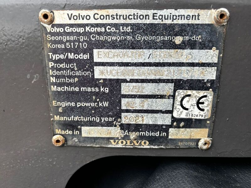 Volvo Tracked Excavator