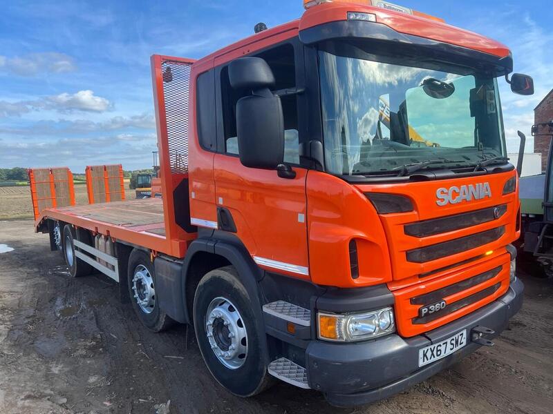Scania Beavertail with Winch
