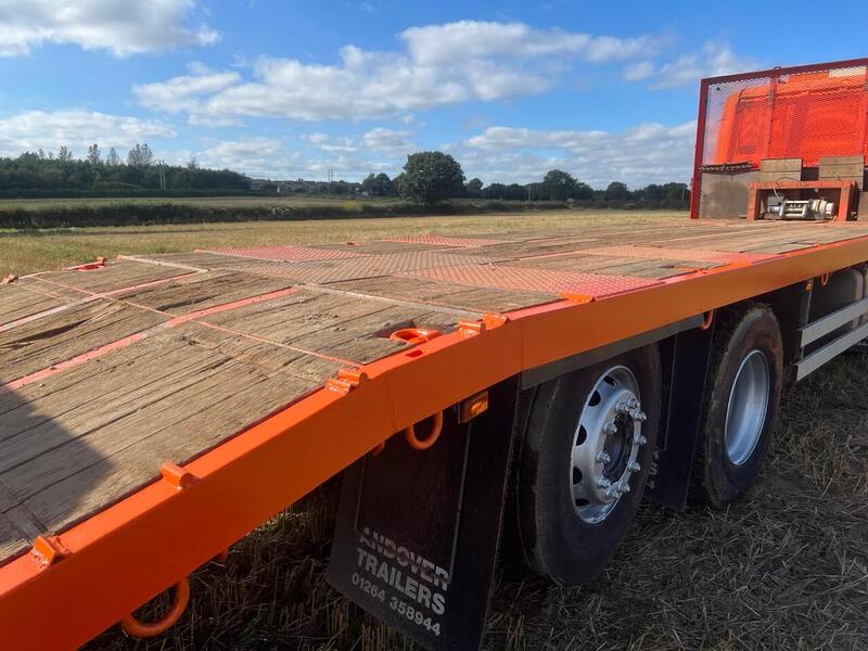 Scania Beavertail with Winch