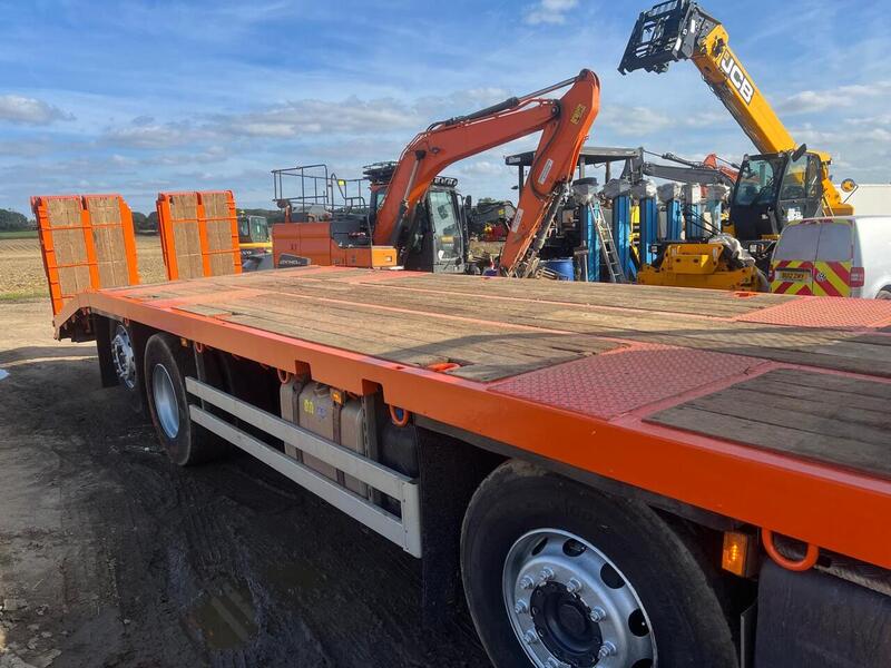 Scania Beavertail with Winch