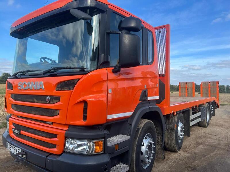 Scania Beavertail with Winch