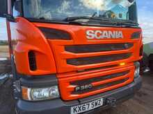 Scania P410 Beavertail with Winch 