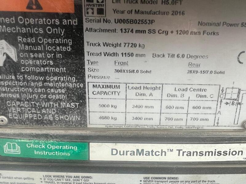 Hyster Diesel Forklift