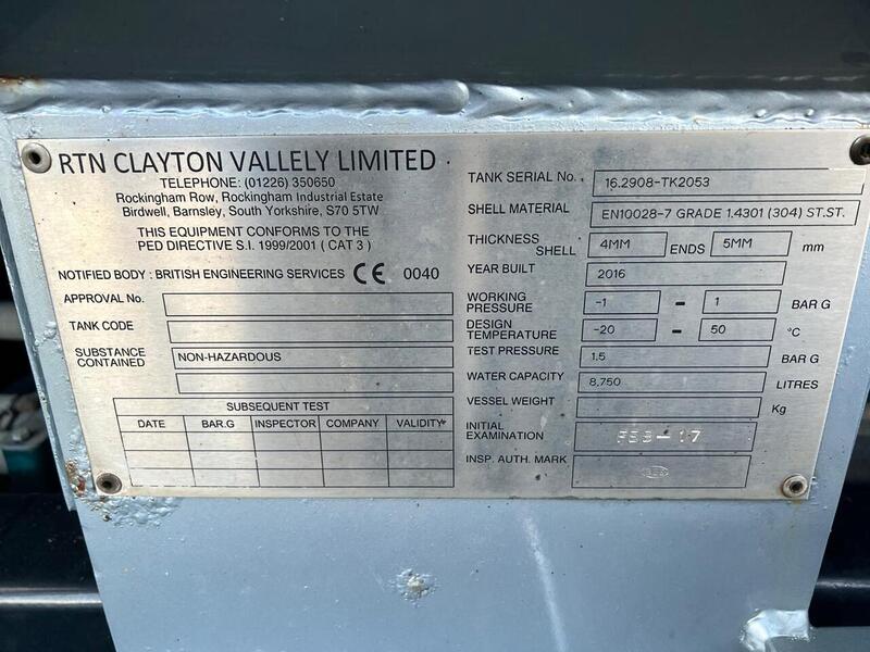 Mercedes-Benz Stainless Steel Vac Tanker