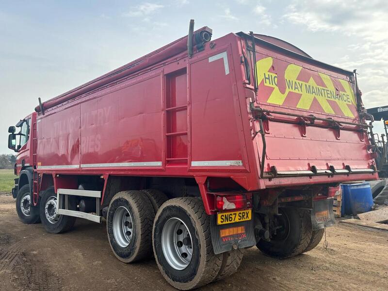 Scania 8x4 Steel Body Tipper