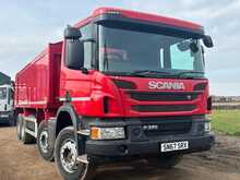 Scania P370 8x4 Steel Body Tipper 