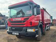Scania P370 8x4 Steel Body Tipper 