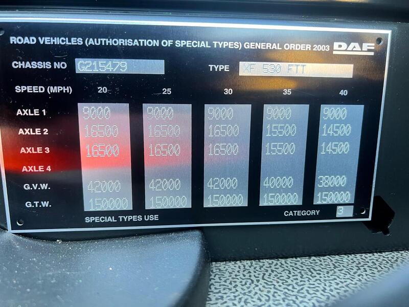 DAF 6x4 150 Ton Tractor Unit