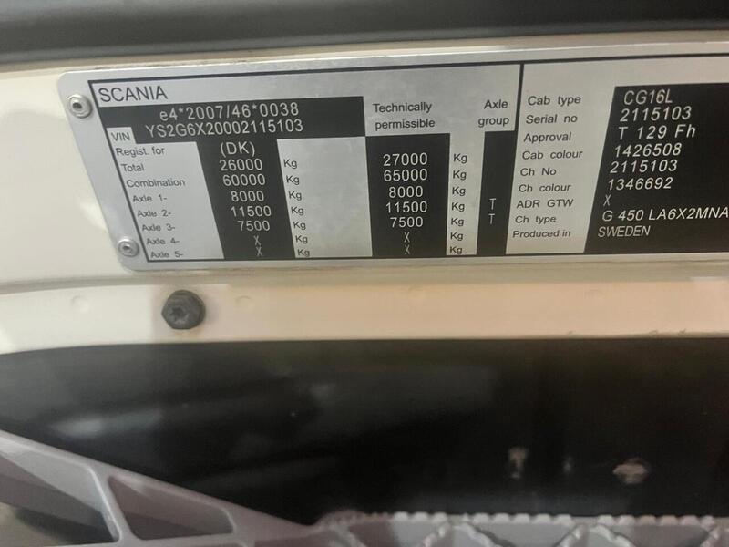 Scania Left Hand Drive Tractor Unit 