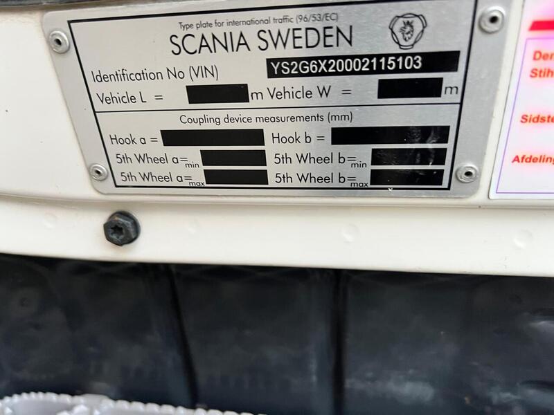 Scania Left Hand Drive Tractor Unit 