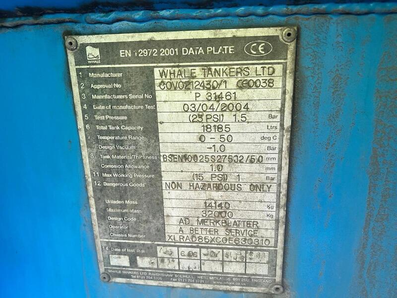 Scania Whale Vac Tanker