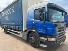 Scania P230 18 Ton Curtainsider 