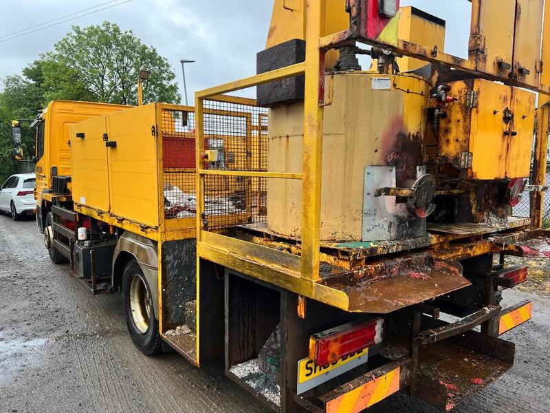 Mercedes-Benz Line Painting Trucks