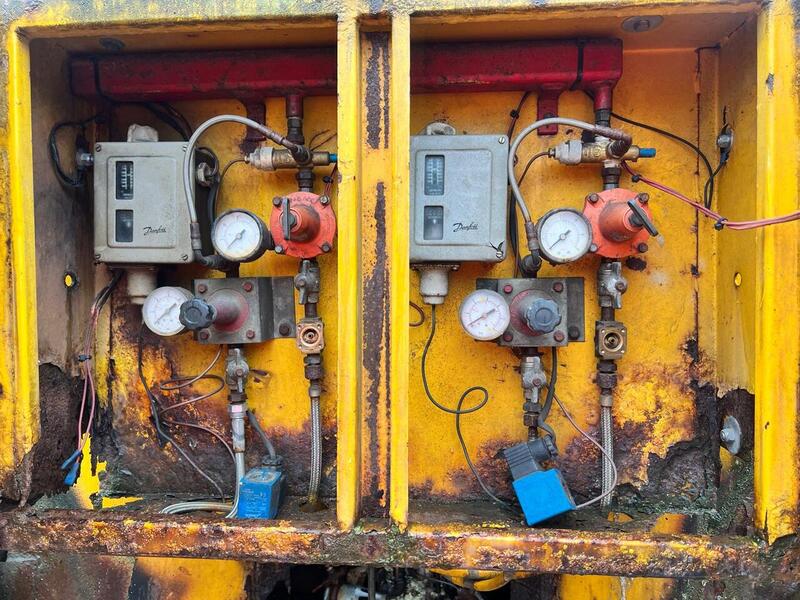 Mercedes-Benz Line Painting Trucks