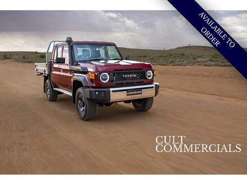 79 70 Series Double Cab Pickup RHD 2.8 4dr Tray Back Automatic Diesel