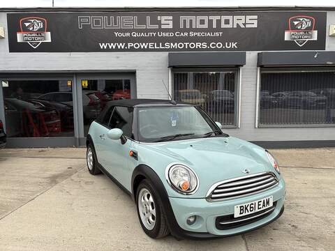 1.6 Cooper Convertible 2dr Petrol Manual Euro 5 (s/s) (122 ps)
