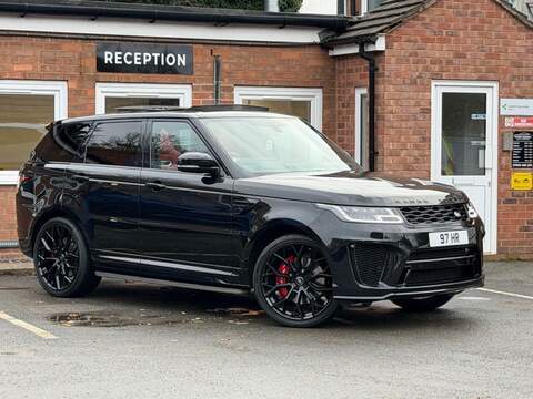 LAND ROVER RANGE ROVER SPORT RANGE ROVER SPORT 5.0 P575 V8 GPF SVR SUV 5dr Petrol Auto 4WD Euro 6 (s/s) (575 ps) - U2029