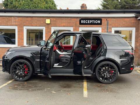 LAND ROVER RANGE ROVER SPORT RANGE ROVER SPORT 5.0 P575 V8 GPF SVR SUV 5dr Petrol Auto 4WD Euro 6 (s/s) (575 ps) - U2029