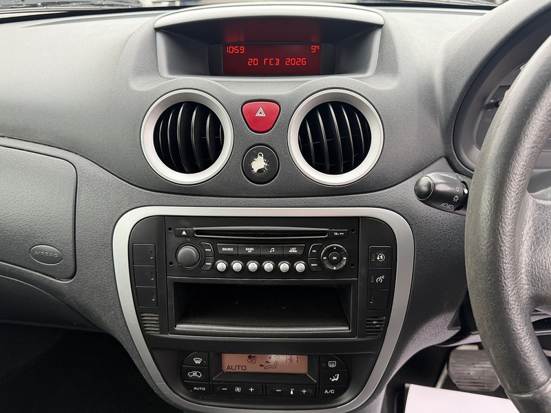 Citroen C3 1.6i 16V SX Hatchback 5dr Petrol Automatic (165 g/km, 107 bhp) - U2364