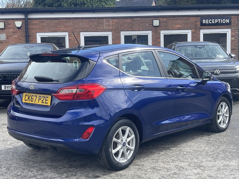 Ford Fiesta 1.0T EcoBoost Zetec Hatchback 5dr Petrol Auto Euro 6 (s/s) (100 ps) - U2484