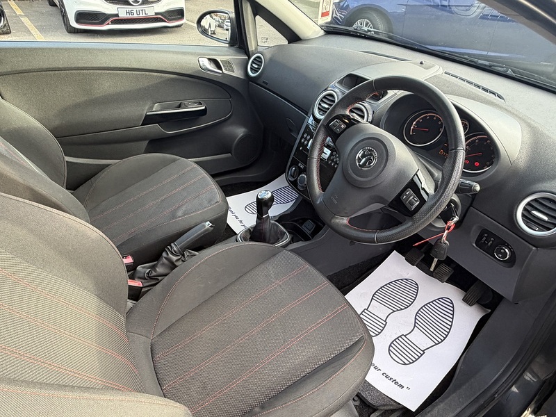 Vauxhall Corsa 1.2i ecoFLEX 16V SXi Hatchback 3dr Petrol Manual Euro 5 (s/s) (A/C) (85 ps) - U2507