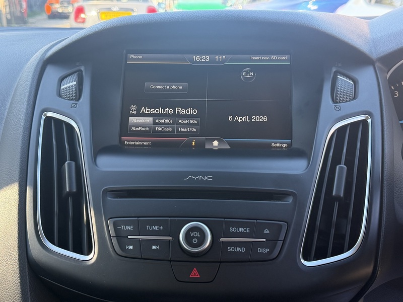 Ford Focus 1.0T EcoBoost Zetec Hatchback 5dr Petrol Auto Euro 6 (s/s) (125 ps) - U2521