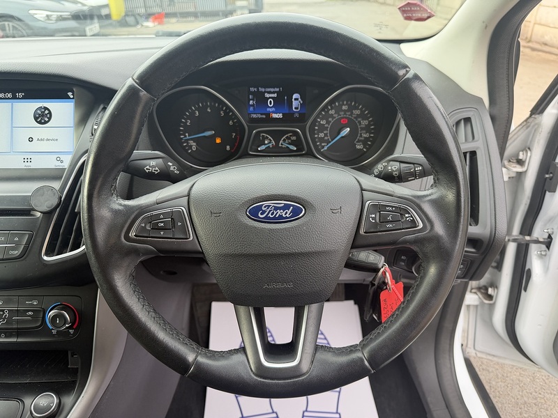 Ford Focus 1.0T EcoBoost Zetec Hatchback 5dr Petrol Auto Euro 6 (s/s) (125 ps) - U2526