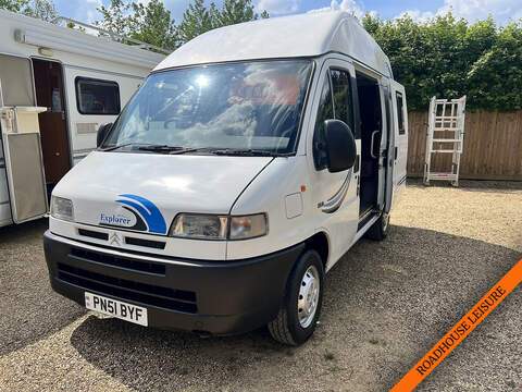 2 Berth 2 belts Camperwith  Rock and roll bed