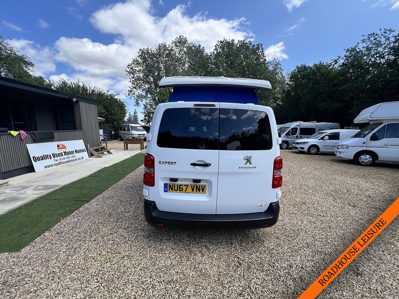 Peugeot 2 Berth Camper, with 2 seatbelts and a pop top