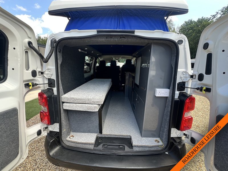 Peugeot 2 Berth Camper, with 2 seatbelts and a pop top