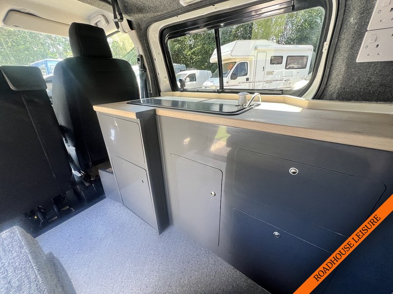 Peugeot 2 Berth Camper, with 2 seatbelts and a pop top