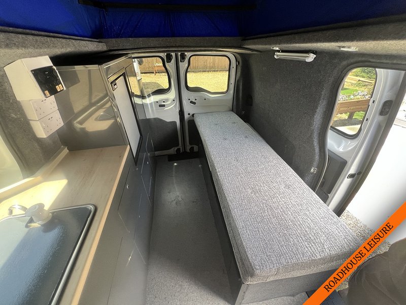Peugeot 2 Berth Camper, with 2 seatbelts and a pop top