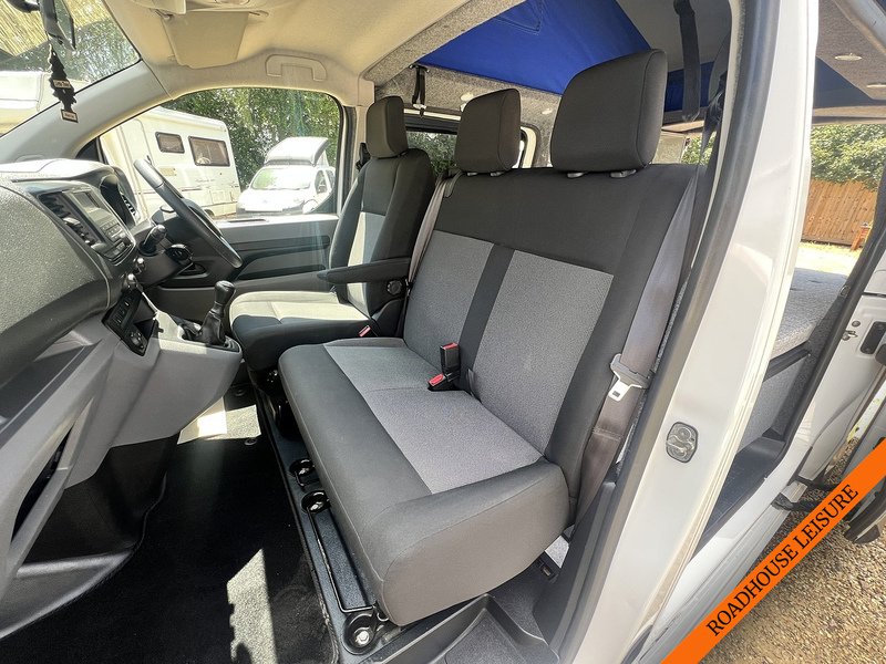 Peugeot 2 Berth Camper, with 2 seatbelts and a pop top