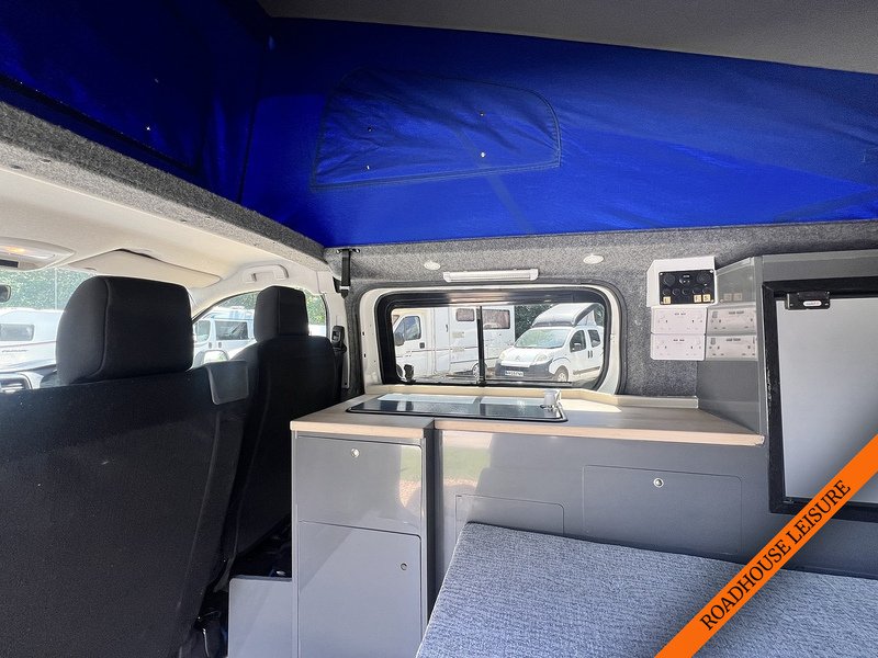 Peugeot 2 Berth Camper, with 2 seatbelts and a pop top