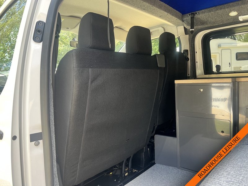 Peugeot 2 Berth Camper, with 2 seatbelts and a pop top