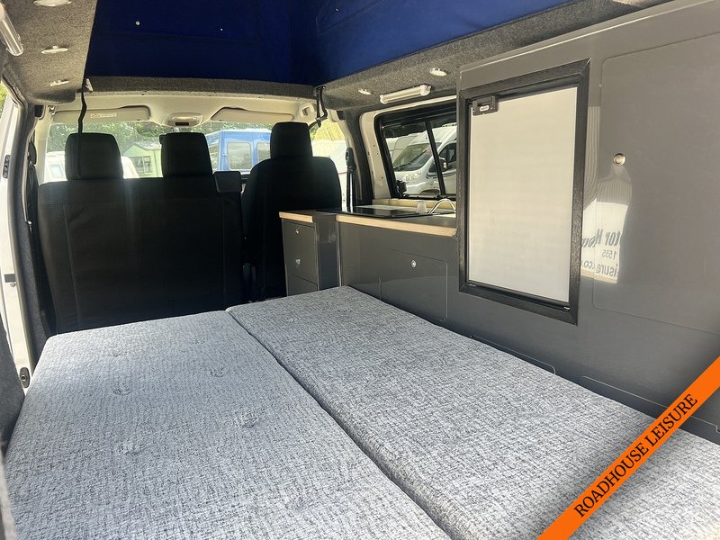 Peugeot 2 Berth Camper, with 2 seatbelts and a pop top