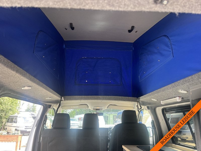 Peugeot 2 Berth Camper, with 2 seatbelts and a pop top