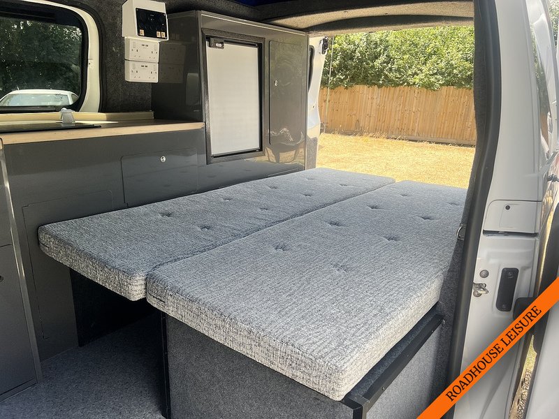 Peugeot 2 Berth Camper, with 2 seatbelts and a pop top