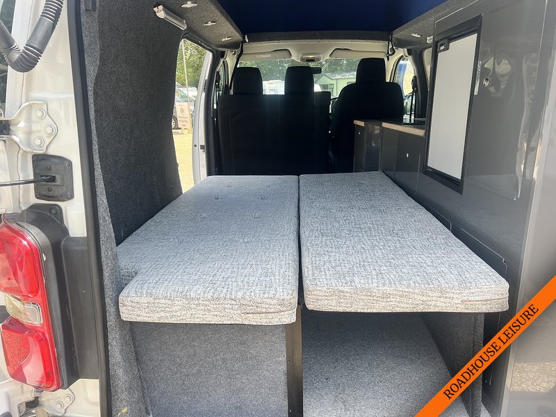 Peugeot 2 Berth Camper, with 2 seatbelts and a pop top