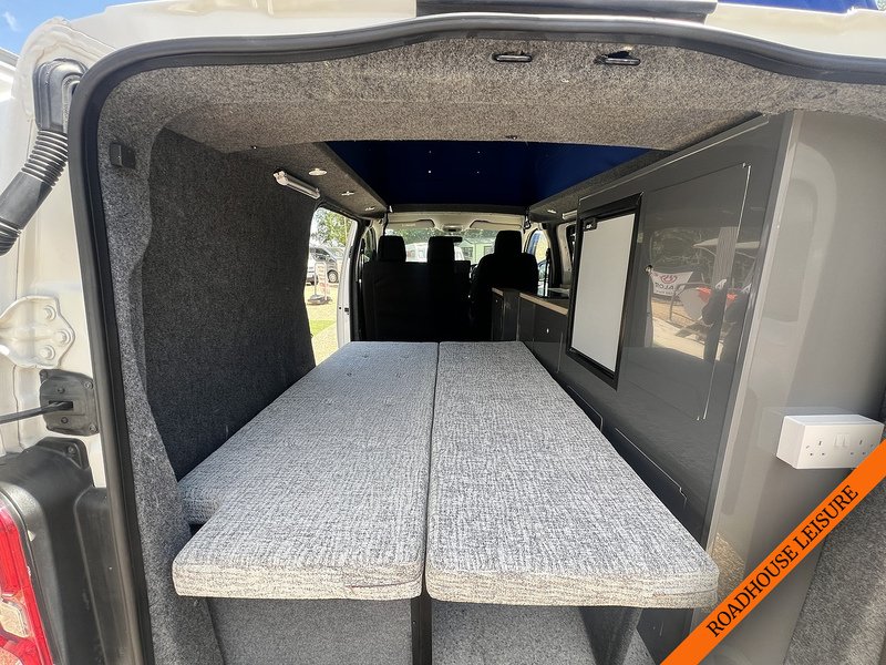 Peugeot 2 Berth Camper, with 2 seatbelts and a pop top