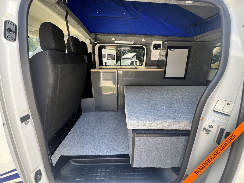 Peugeot 2 Berth Camper, with 2 seatbelts and a pop top