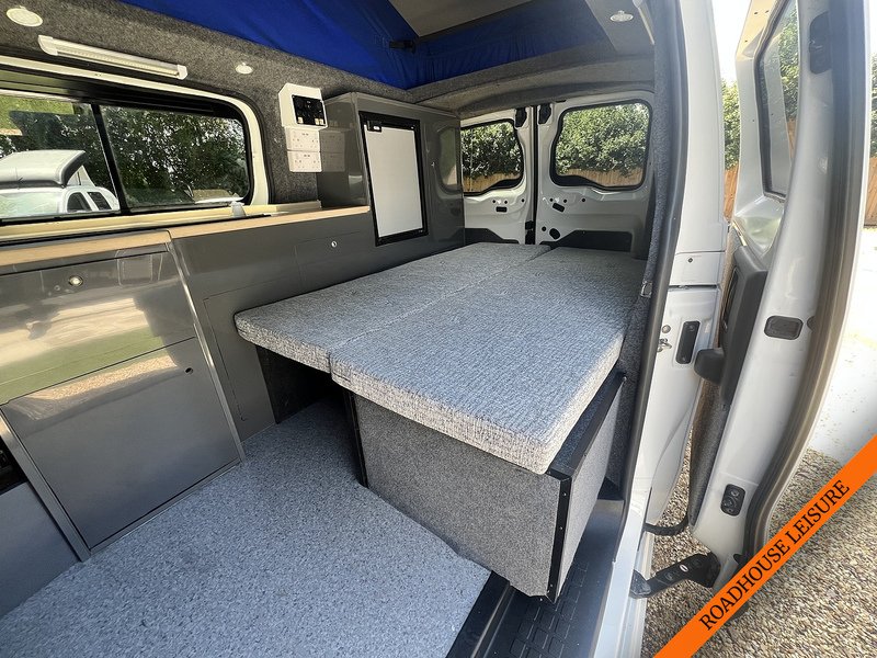 Peugeot 2 Berth Camper, with 2 seatbelts and a pop top