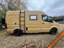 VW Crafter Campervan conversion,  2 Berth 2.5L shower room, kitchen, double pull out bed, solar panels manual