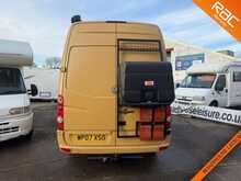 VW Crafter Campervan conversion,  2 Berth 2.5L shower room, kitchen, double pull out bed, solar panels manual