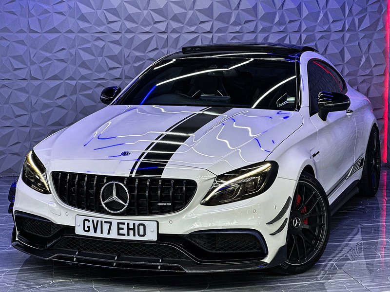 4.0 C63 V8 BiTurbo AMG S (Premium) Coupe 2dr Petrol SpdS MCT Euro 6 (s/s) (510 ps) FULL MERCEDES HISTORY + MASSIVE SPEC + CARBON