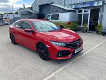 Honda Civic 1.0 VTEC Turbo SR Hatchback 5dr Petrol Manual Euro 6 (s/s) (129 ps) 1.0 5dr Car Manual Petrol - U524