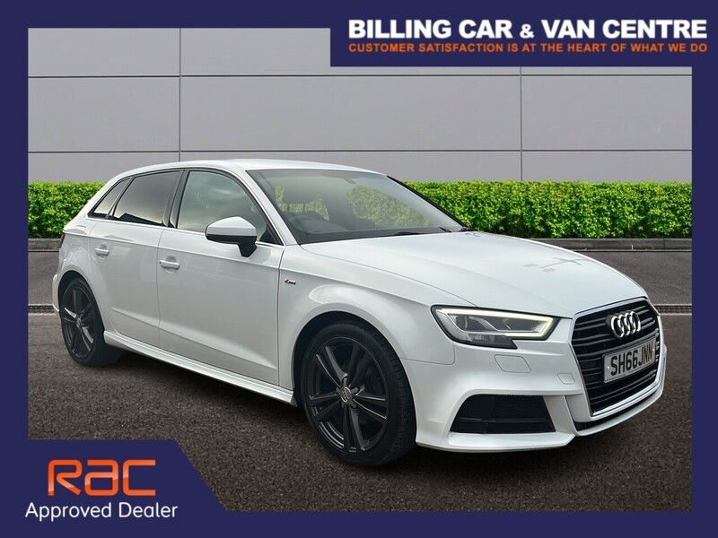 Audi A3 1.4 TFSI CoD S line Sportback 5dr Petrol Manual Euro 6 (s/s) (150 ps) - U4750