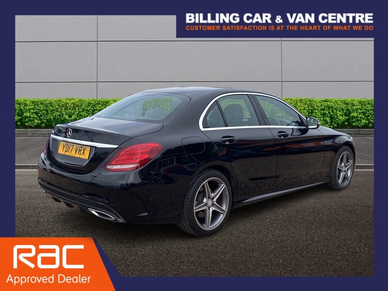 Mercedes-Benz C Class 2.1 C220d AMG Line Saloon 4dr Diesel G-Tronic+ Euro 6 (s/s) (170 ps) - U4945