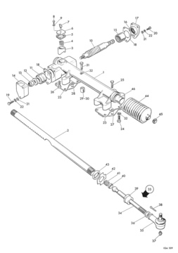 Gaiter-Steering Rack