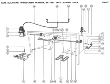 Screen Washer Bottle &amp; Cap Assy Image 3